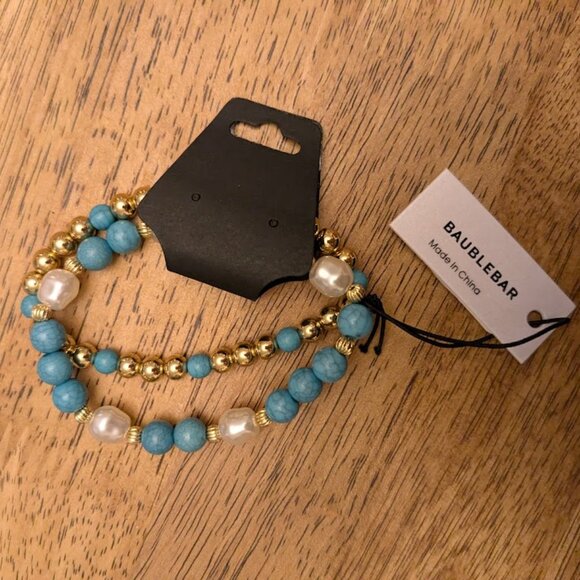 NWT! Set of Two BaubleBar Stretch Beaded Bracelets - Picture 5 of 5